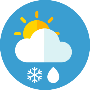 Evening Mostly Clear Weather Icon