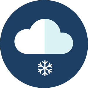 Daytime Cloudy and Sunny Weather Icon